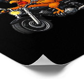 F-Caw-F Chicken Classic Aesthetic Graphic ポスター (角)