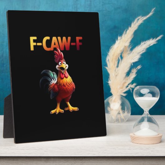 F-Caw-F Chicken Classic Creative Casual フォトプラーク (側面)