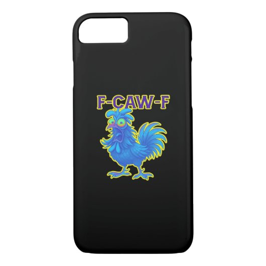 F-Caw-F Chicken Classic Creative Casual Case-Mate iPhoneケース (裏面)