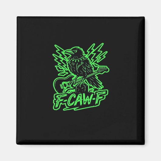 F-Caw-F Chicken Classic Minimal Clean マグネット (正面)