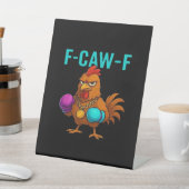 F-Caw-F Chicken Classic Minimal Clean 台座サイン (インサイチュ)