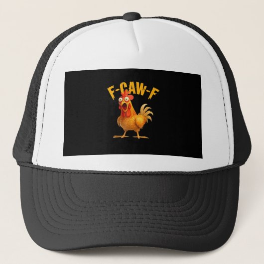 F-Caw-F Chicken Classic Retro Style キャップ (正面)