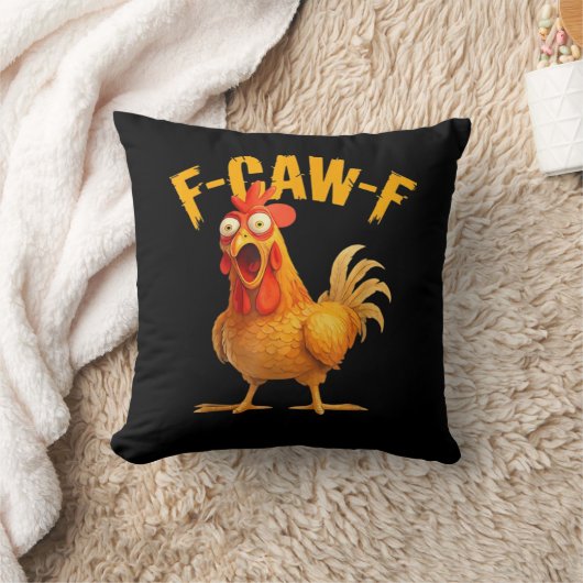 F-Caw-F Chicken Classic Retro Style クッション (ブランケット)