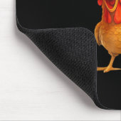 F-Caw-F Chicken Classic Retro Style マウスパッド (コーナー)
