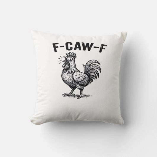 F-Caw-F Chicken Creative Casual クッション (正面)