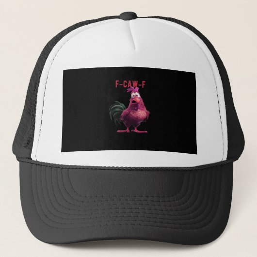F-Caw-F-Chicken Essential Aesthetic Unique キャップ (正面)