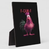 F-Caw-F-Chicken Essential Aesthetic Unique フォトプラーク (側面)