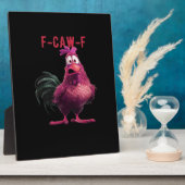 F-Caw-F-Chicken Essential Aesthetic Unique フォトプラーク (側面)