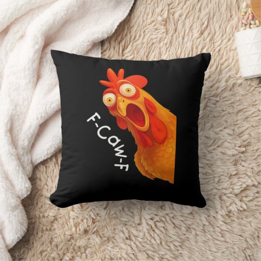 F-Caw-F Chicken Essential Classic Retro クッション (ブランケット)