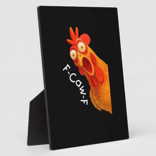 F-Caw-F Chicken Essential Classic Retro フォトプラーク (側面)