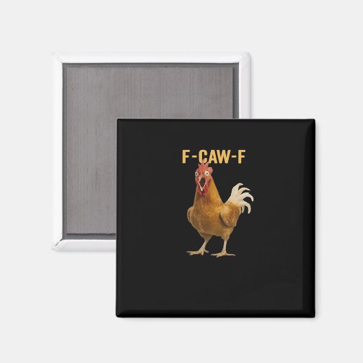 F-Caw-F Chicken Essential Creative Graphic マグネット (正面/裏面)