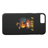 F-Caw-F Chicken Essential Funny Design Case-Mate iPhoneケース (裏面(横))