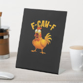 F-Caw-F-Chicken Essential Funny Quote 台座サイン (インサイチュ)