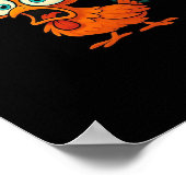F-Caw-F Chicken Essential Funny Trendy ポスター (角)