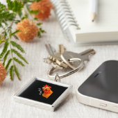 F-Caw-F Chicken Essential Minimal Clean キーホルダー (側面)