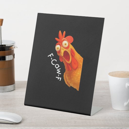 F-Caw-F Chicken Essential Minimal Clean 台座サイン (インサイチュ)