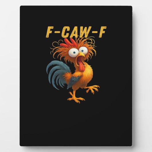 F-Caw-F-Chicken Essential Retro Classic フォトプラーク (正面)