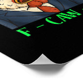 F-Caw-F Chicken Essential Simple Clean ポスター (角)