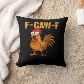 F-Caw-F-Chicken Essential Simple Design クッション (ブランケット)