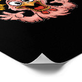 F Caw F Chicken Funny FCawF Rooster F-Caw-F Chicke ポスター (角)