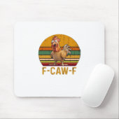 F-Caw-F Chicken Humor Essential Minimal Clean マウスパッド (マウス)