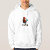 F-Caw-F Chicken Rooster Funny Meme パーカ (正面)