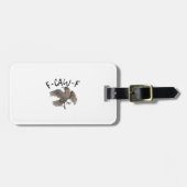 F-Caw-F Classic Aesthetic Casual ラゲッジタグ (正面横)
