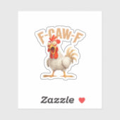 F-Caw-F Classic Aesthetic Style シール (シート)