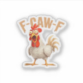 F-Caw-F Classic Aesthetic Style シール (正面)