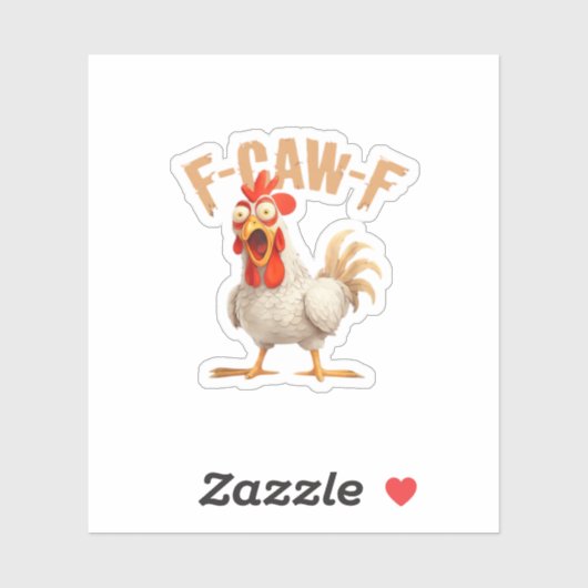 F-Caw-F Classic Aesthetic Style シール (シート)