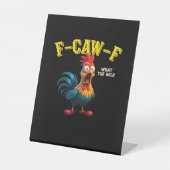 F Caw F Classic Design  台座サイン (正面)