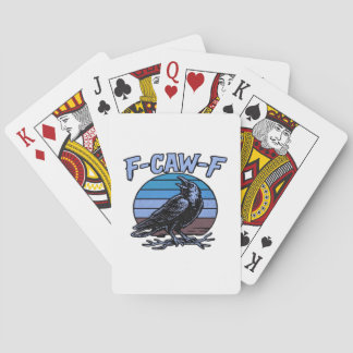 F-Caw-F Classic Funny Retro トランプ