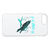 F-Caw-F Classic Funny Trendy Case-Mate iPhoneケース (裏面(横))