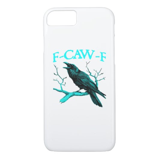 F-Caw-F Classic Funny Trendy Case-Mate iPhoneケース (裏面)