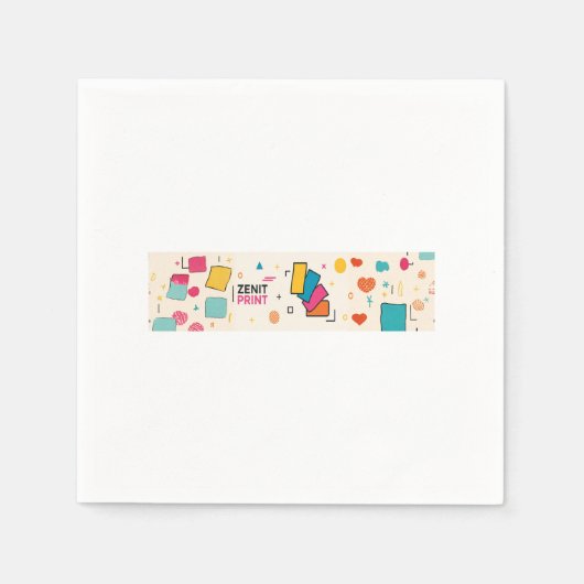 F-Caw-F Classic Minimal Clean スタンダードカクテルナプキン (正面)