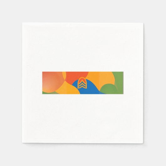 F-Caw-F Classic Minimal Clean スタンダードカクテルナプキン (正面)