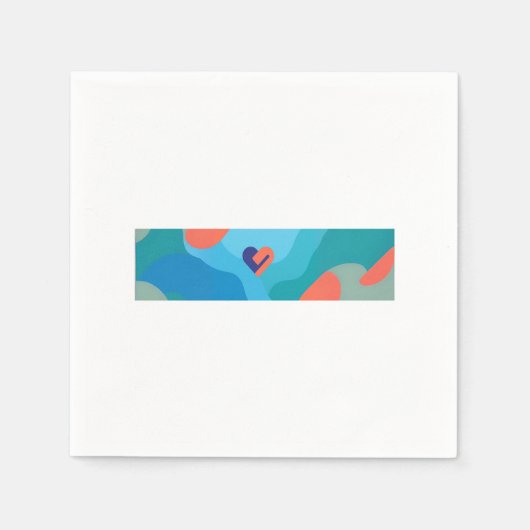 F-Caw-F Classic Minimal Clean スタンダードカクテルナプキン (正面)