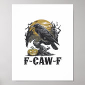 F-Caw-F Classic Minimal Design ポスター (正面)