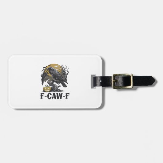 F-Caw-F Classic Minimal Design ラゲッジタグ (正面横)
