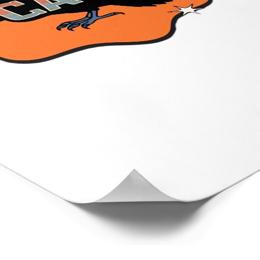 F Caw F Classic Trendy Casual Style ポスター (角)