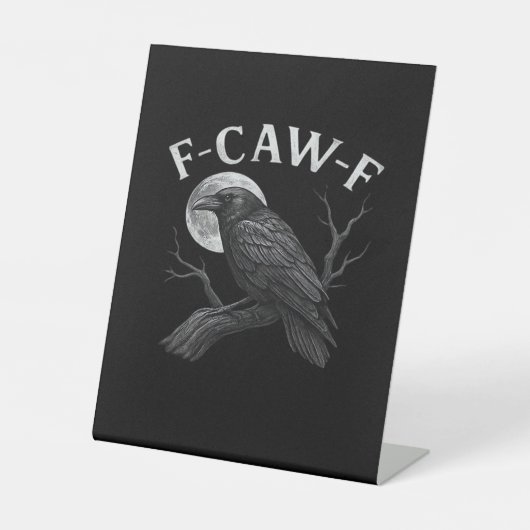 F-Caw-F Cool Unique 台座サイン (正面)