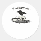 F Caw F Cool Unique Look ラウンドシール (正面)