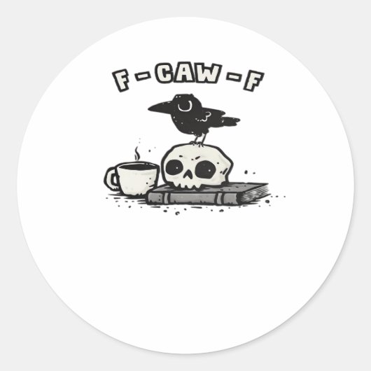 F Caw F Cool Unique Look ラウンドシール (正面)