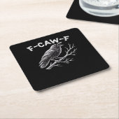 F-Caw-F Creative Style スクエアペーパーコースター (アングル)