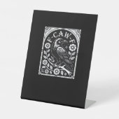 F-Caw-F Crow Aesthetic Casual 台座サイン (正面)