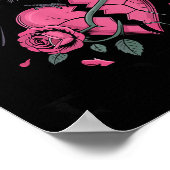 F Caw F Crow Anti Valentine's Day Dark Gothic Brok ポスター (角)