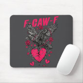 F Caw F Crow Anti Valentine's Day Dark Gothic Brok マウスパッド (マウス)