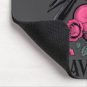 F Caw F Crow Anti Valentine's Day Dark Gothic Brok マウスパッド (コーナー)