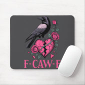 F Caw F Crow Anti Valentine's Day Dark Gothic Brok マウスパッド (マウス)