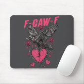 F Caw F Crow Anti Valentine's Day Dark Gothic Brok マウスパッド (マウス)
